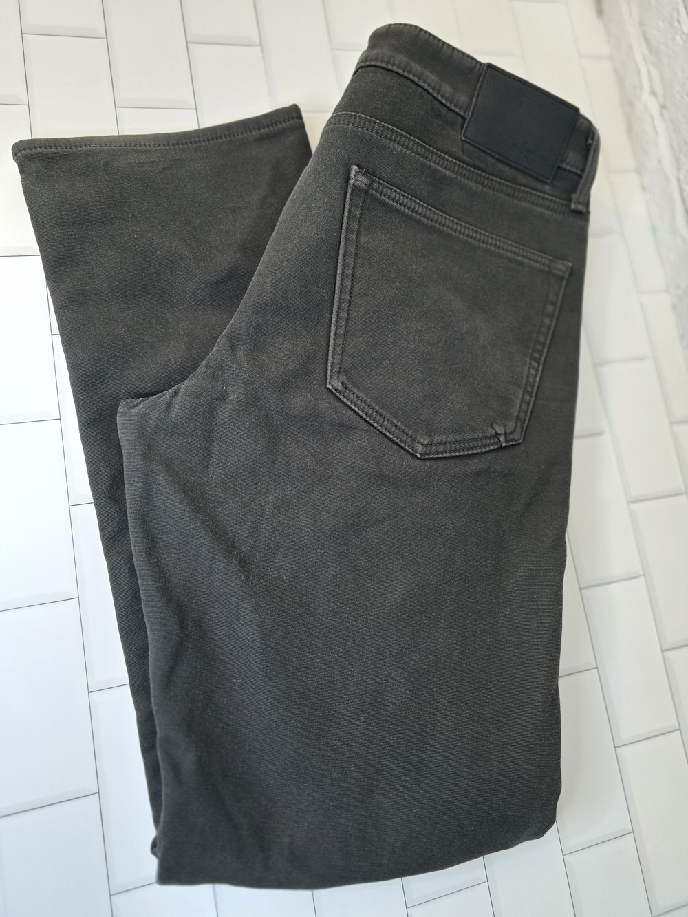 Weatherproof Men's Slim Fit Jeans in Charcoal Sz 34x32